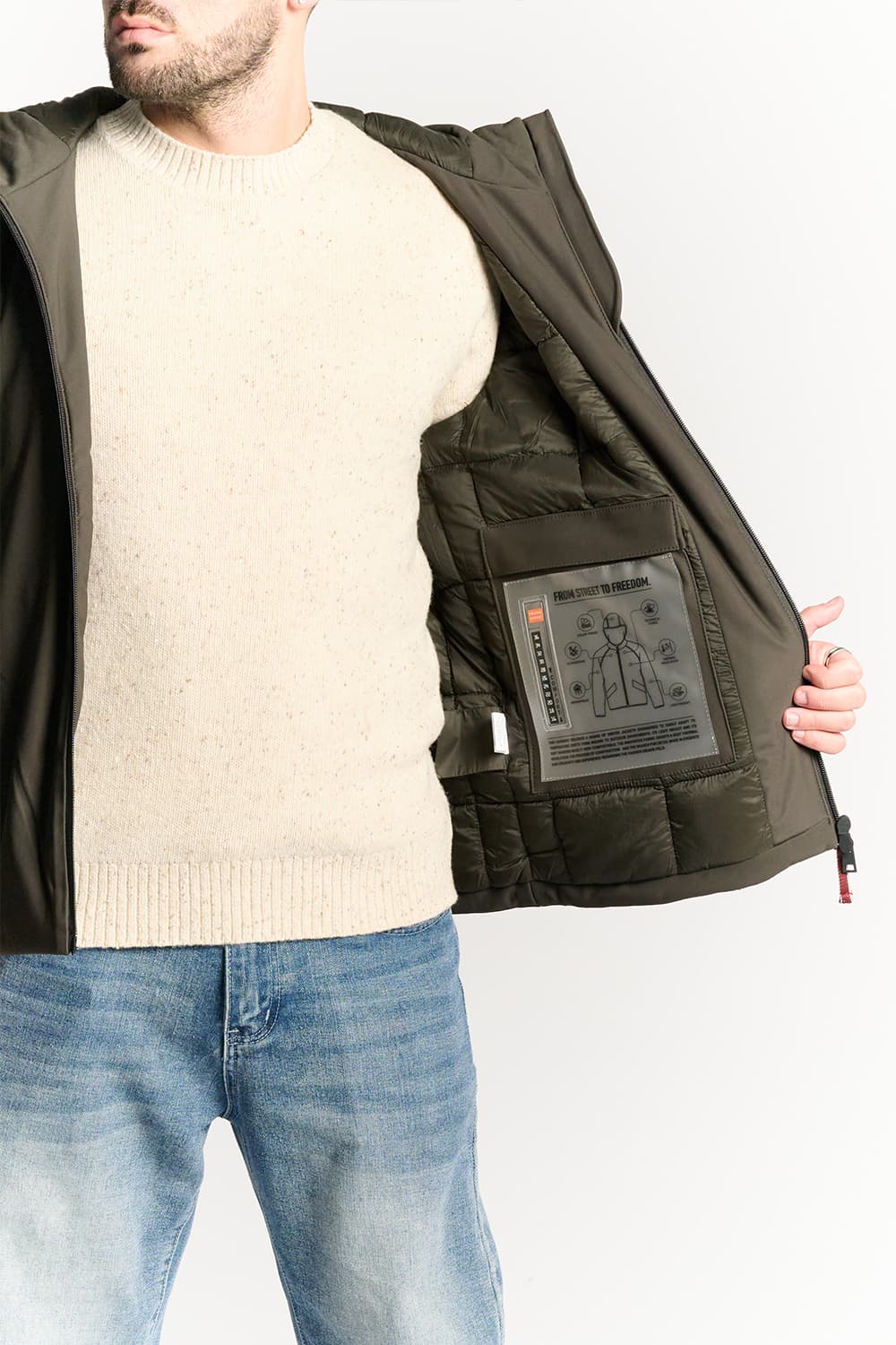 MEN'S SHORT THERMAL DOWN JACKET