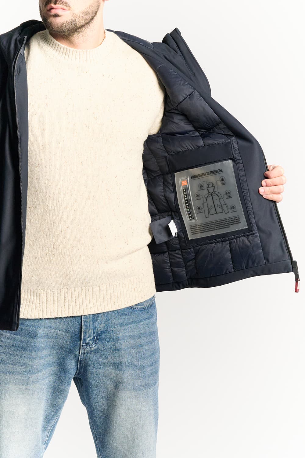 MEN'S SHORT THERMAL DOWN JACKET