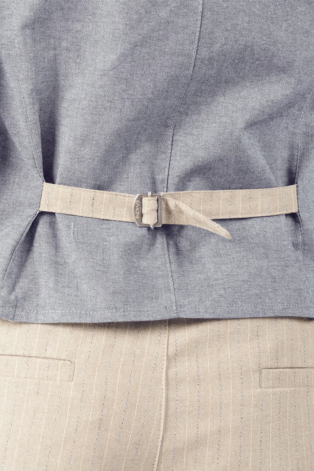 Men's Pinstripe Vest uomo Barone firenze - 4