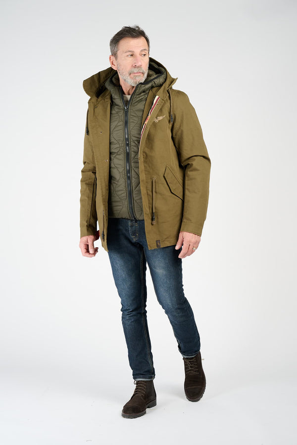 Long men's parka uomo Barone firenze