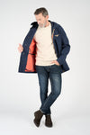 Men’s Long Blue Parka uomo Barone firenze - 8