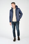 Men’s Long Blue Parka uomo Barone firenze - 11