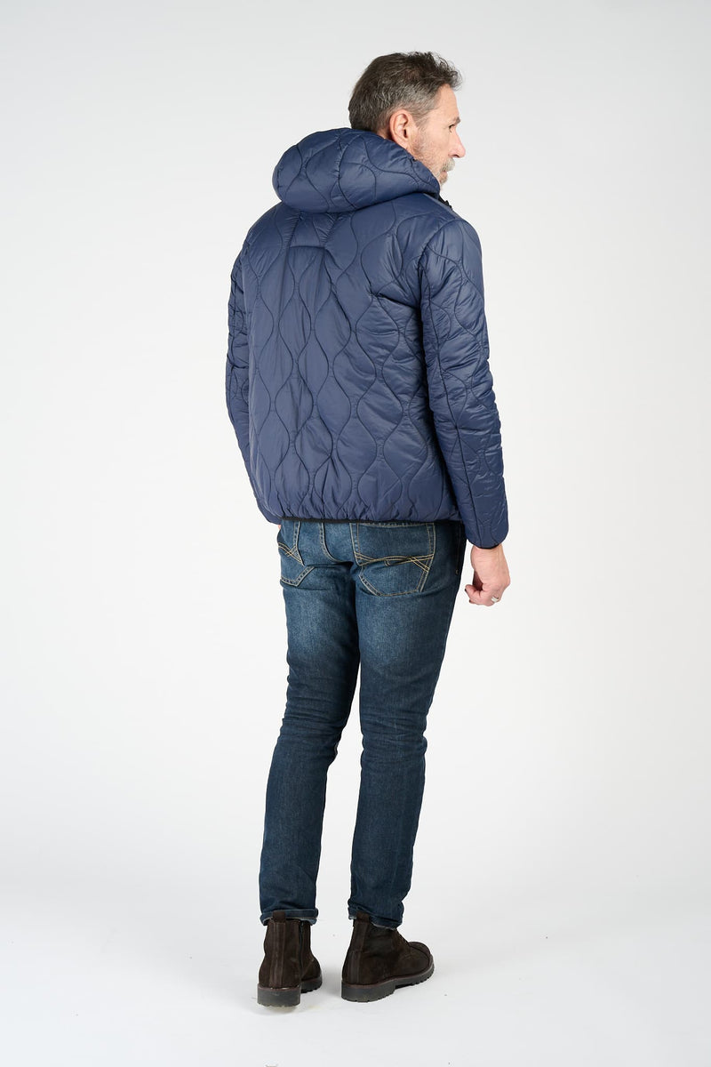 Men’s Long Blue Parka uomo Barone firenze - 13