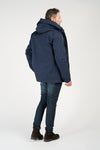 Men’s Long Blue Parka uomo Barone firenze - 5