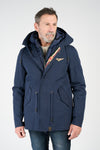 Men’s Long Blue Parka uomo Barone firenze - 1
