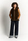Cortina Dark Brown Vest woman Barone firenze - 2