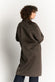 Taupe Double-Breasted Alpaca Coat woman Barone firenze - 4