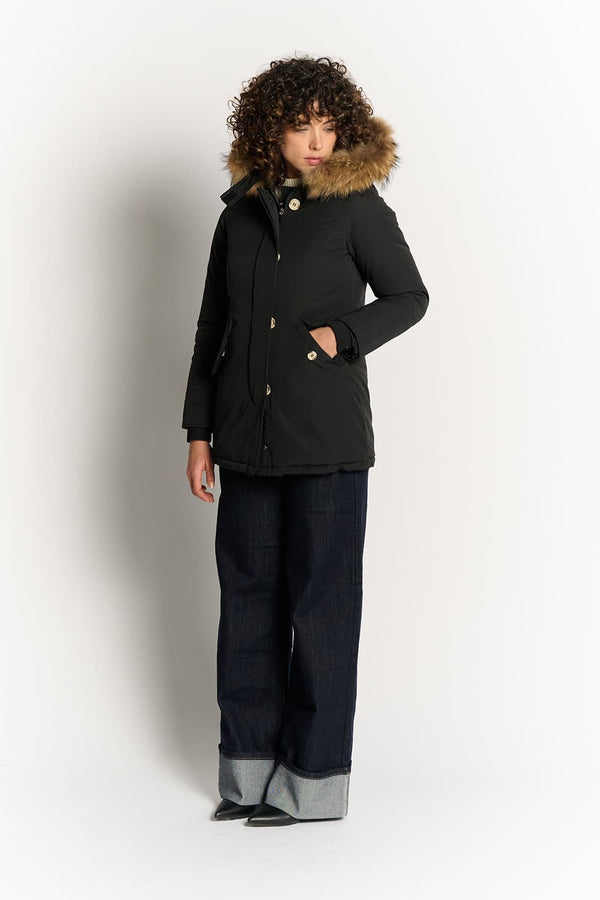 WOMEN'S LONG THERMAL DOWN JACKET donna Barone firenze