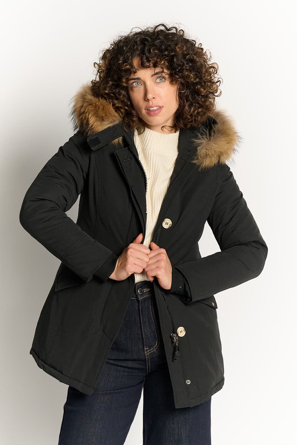WOMEN'S LONG THERMAL DOWN JACKET