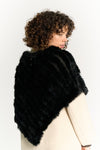 Black Lapin Fur Cape donna Barone firenze - 2