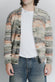 Cardigan Mélange Militare Ruggine da Uomo man Barone firenze - 3