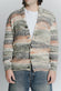 Cardigan Mélange Militare Ruggine da Uomo man Barone firenze - 1