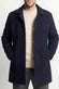 Men's Mixed Wool Double Breasted Coat man Barone firenze - 1