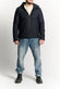 Men's Thermal Down Blue Jacket Short uomo Barone firenze - 1