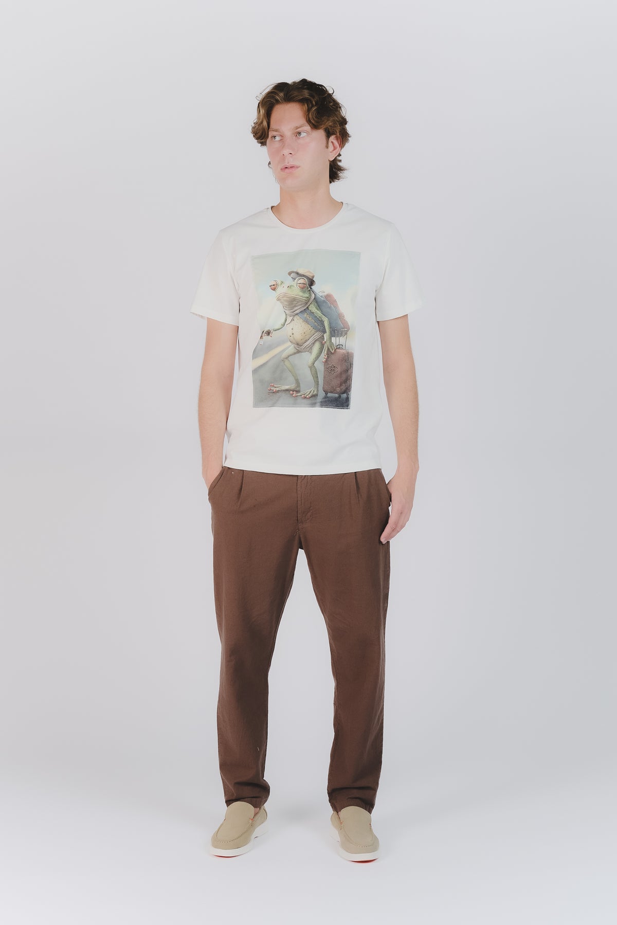 T-Shirt Uomo Stampa Rana man Barone firenze - 2