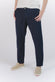 Pantaloni Lino con Bottone Blu man Barone firenze - 1