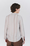 Camicia Uomo Lino Righe man Barone firenze - 3