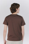 T-shirt Barone Ricamo Fronte Cioccolato man Barone firenze - 3
