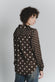Camicia a Pois Testa di Moro Beige Donna woman Barone firenze - 3