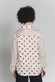Camicia a Pois Avorio Rosso Fiorentino Donna woman Barone firenze - 4