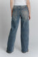 Jeans Donna Wide Leg Vintage Blue woman Barone firenze - 4