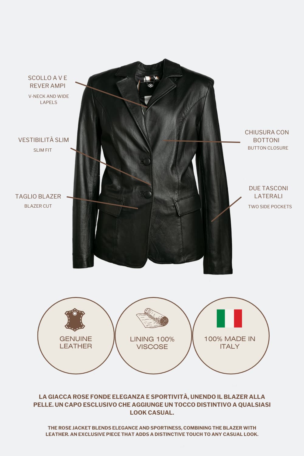 Rose Blazer donna Barone firenze - 7