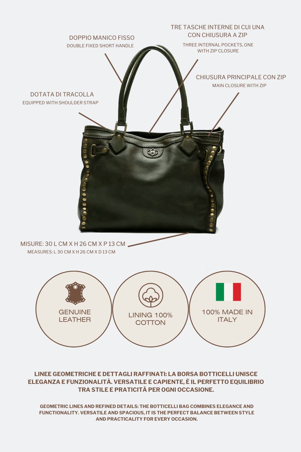 Botticelli Small Green donna Barone firenze - 6