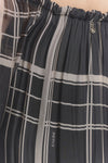 Abito Lungo Seta Nero con Scollo a Barca woman Barone firenze - 2