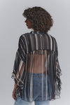 Patterned blouse with wide sleeves  Barone firenze - 2