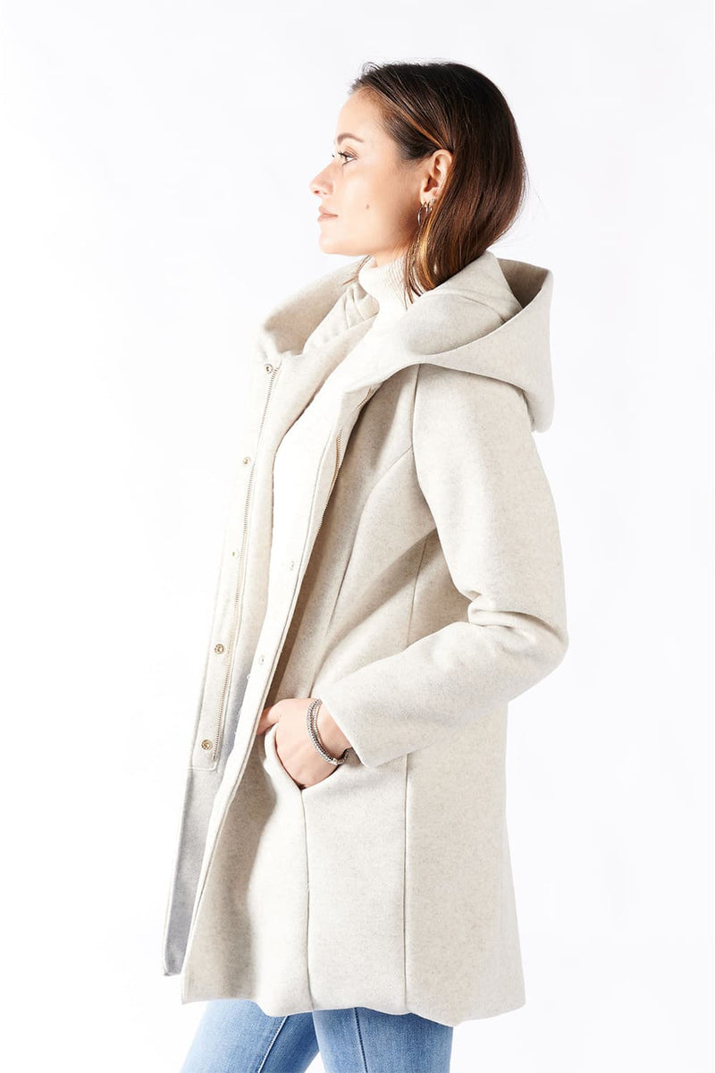 Women's Hooded Coat donna Barone firenze - 2