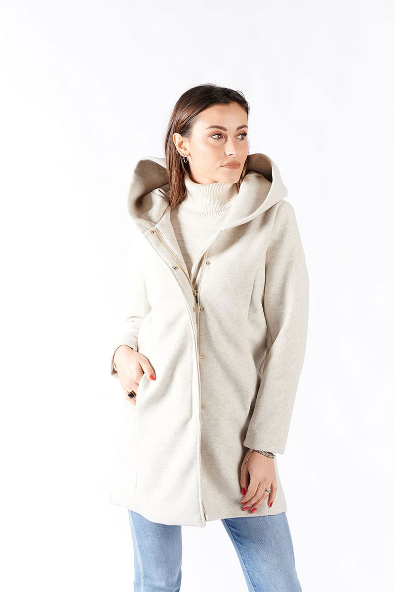 Women's Hooded Coat donna Barone firenze - 6