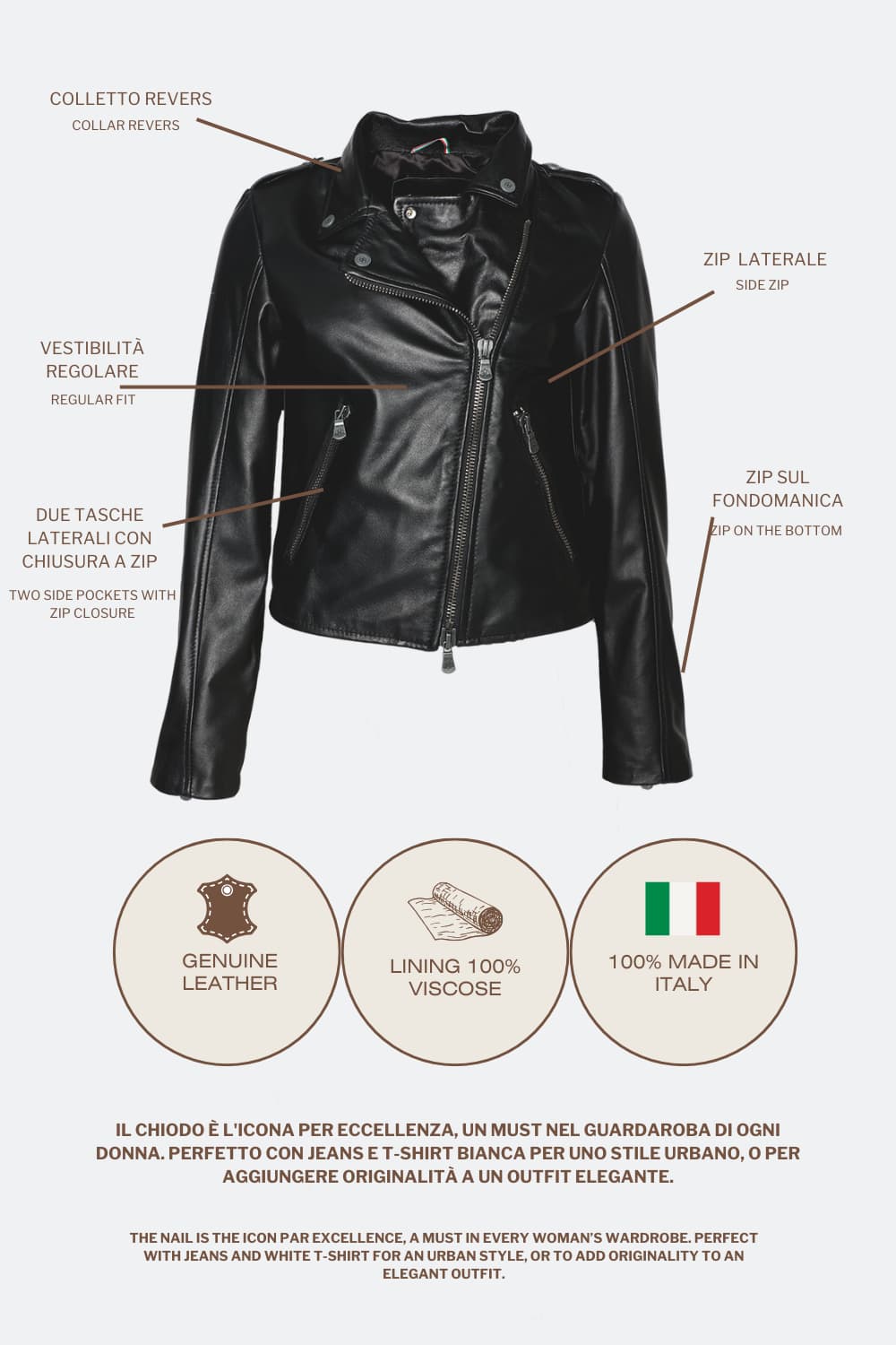 Chiodo Women Bis Black donna Barone firenze - 7