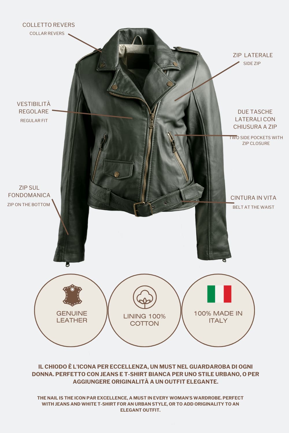 Green Woman Chiodo donna Barone firenze - 7