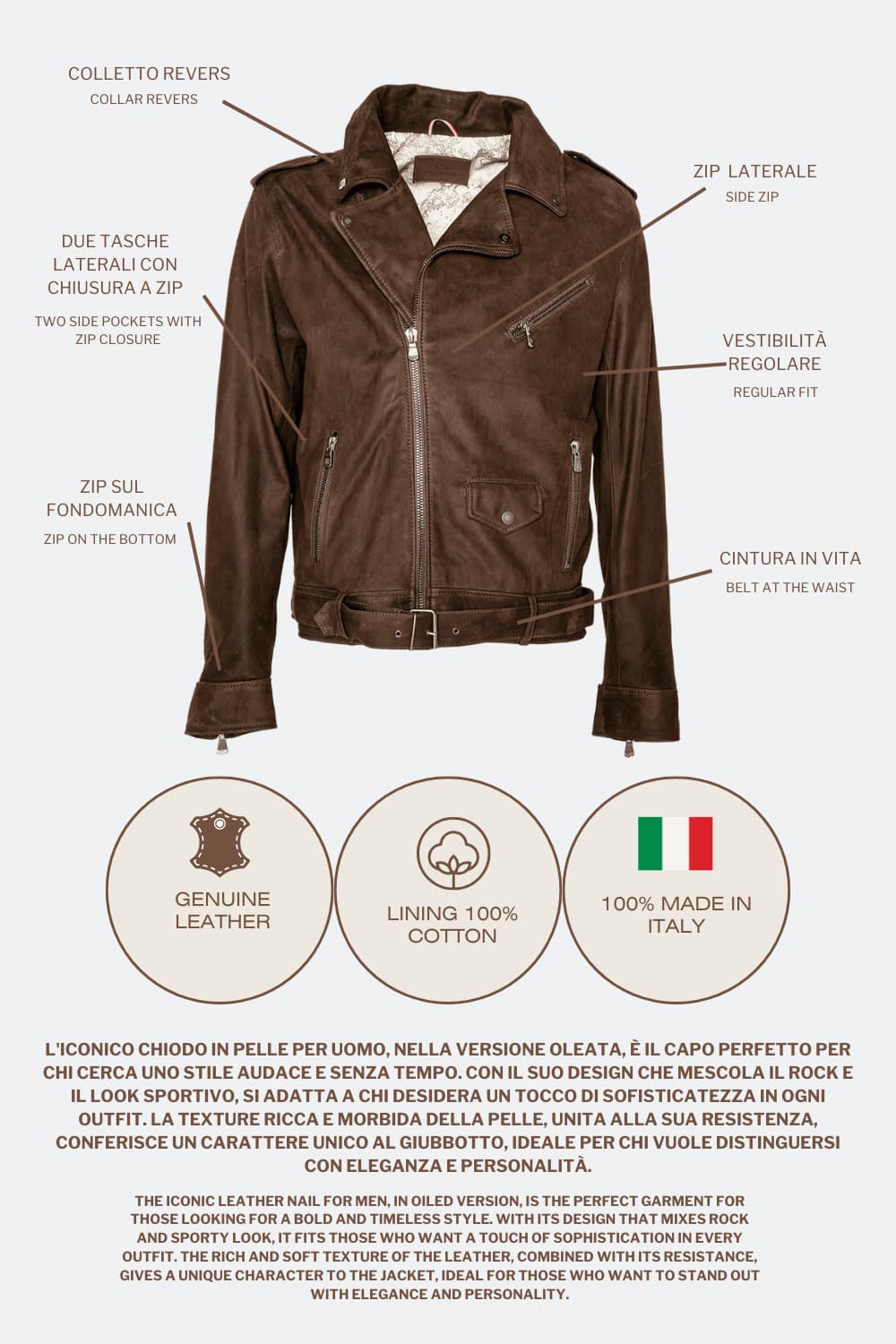 Oiled Man Chiodo uomo Barone firenze - 10