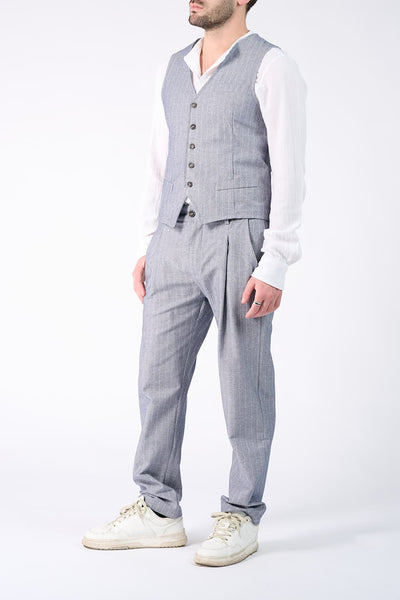 Men's Pinstripe Vest