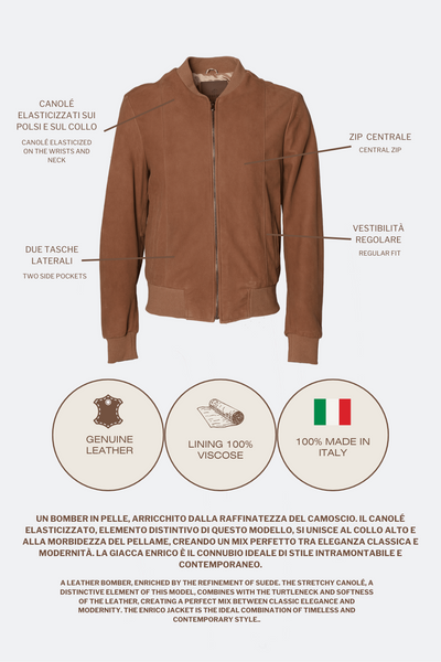 Enrico Suede Tan