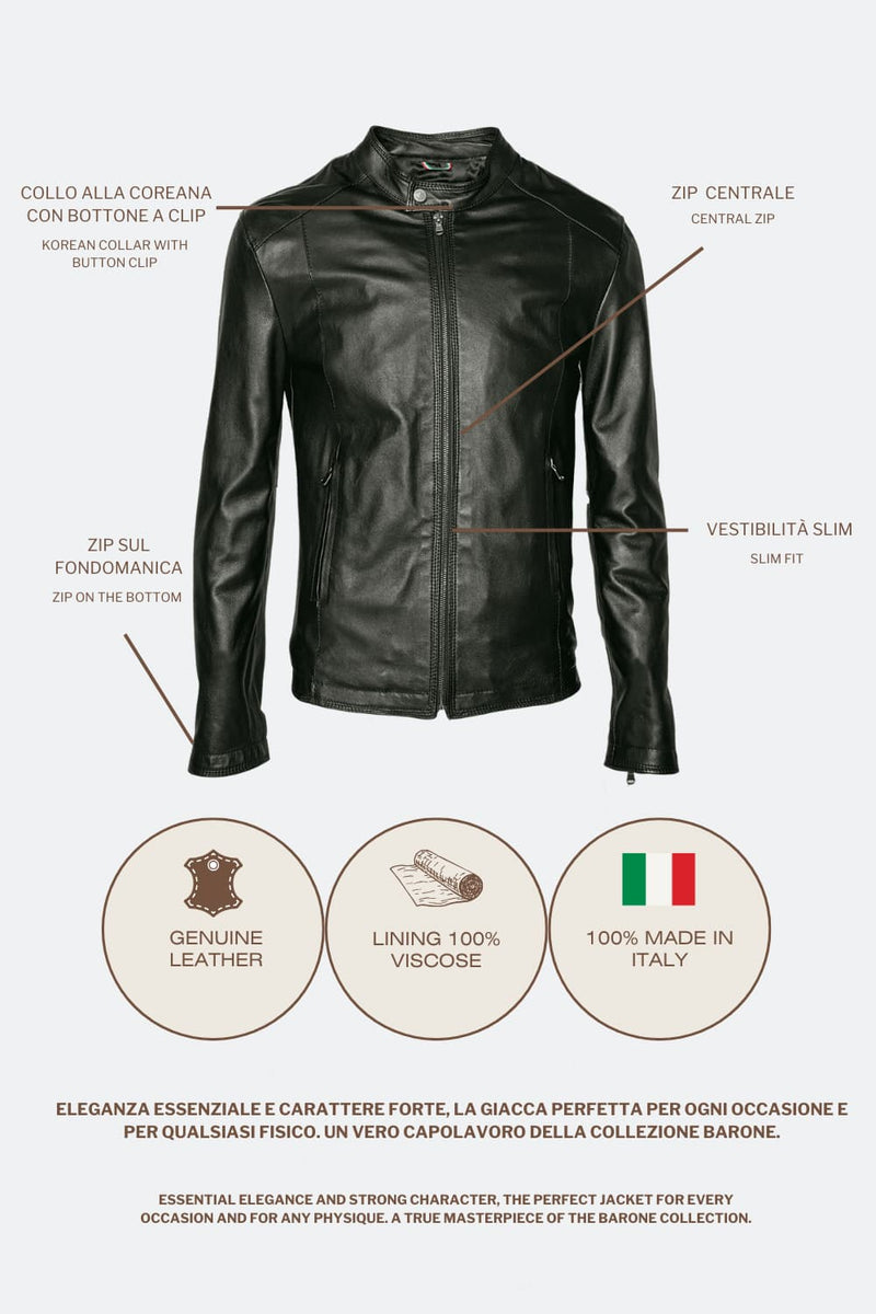 Massi Black Jacket uomo Barone firenze - 9