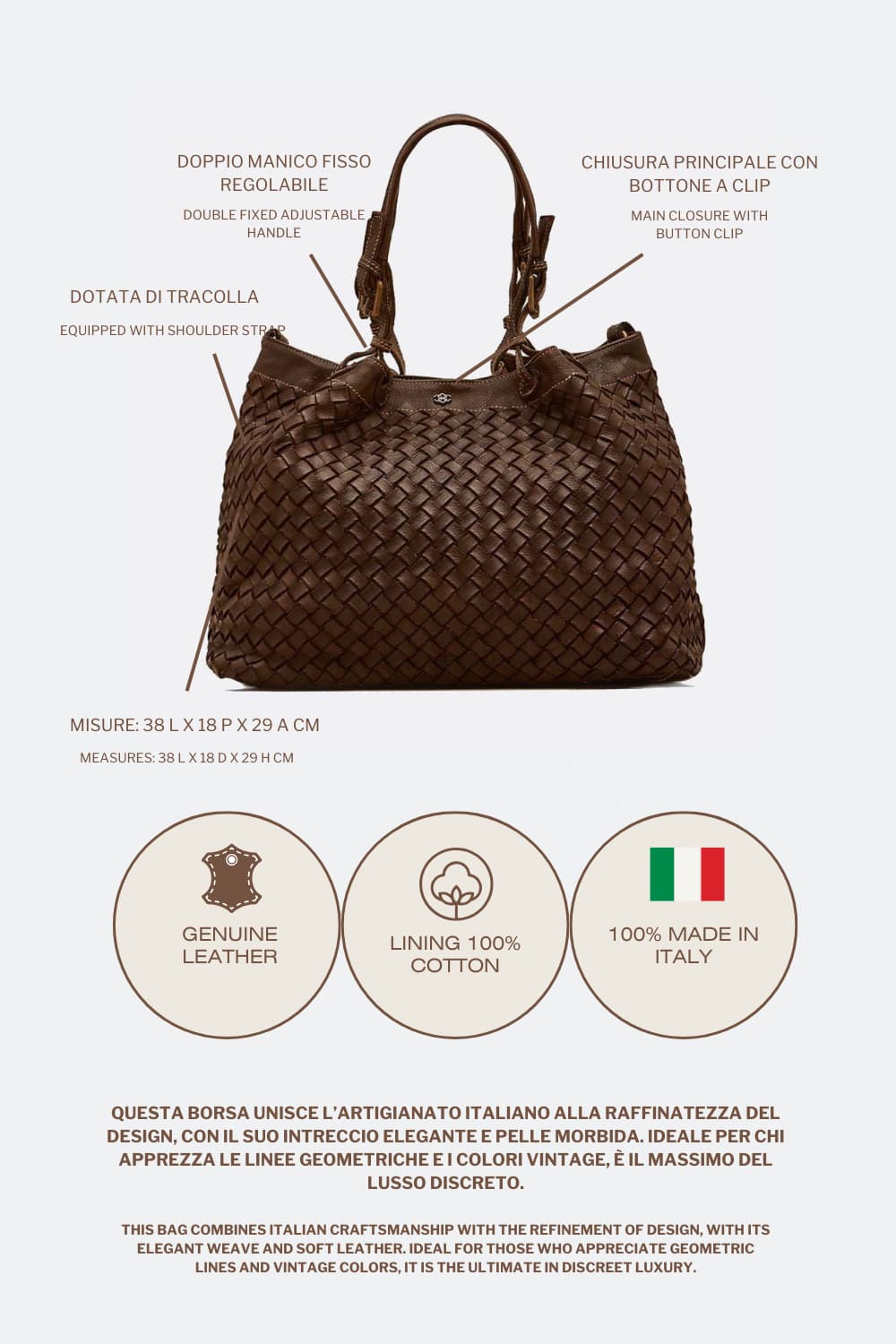 Siena Dark Brown donna Barone firenze - 7