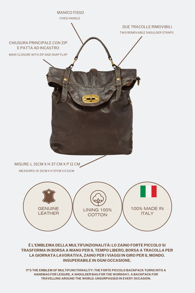 Forte Backpack Dark Brown