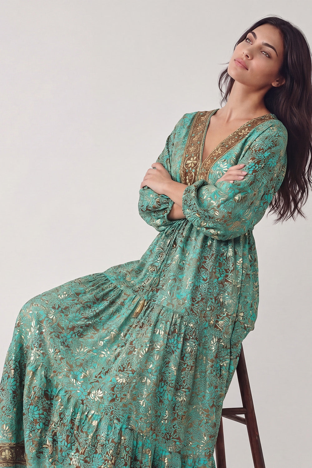 Long dress woman Barone firenze - 2