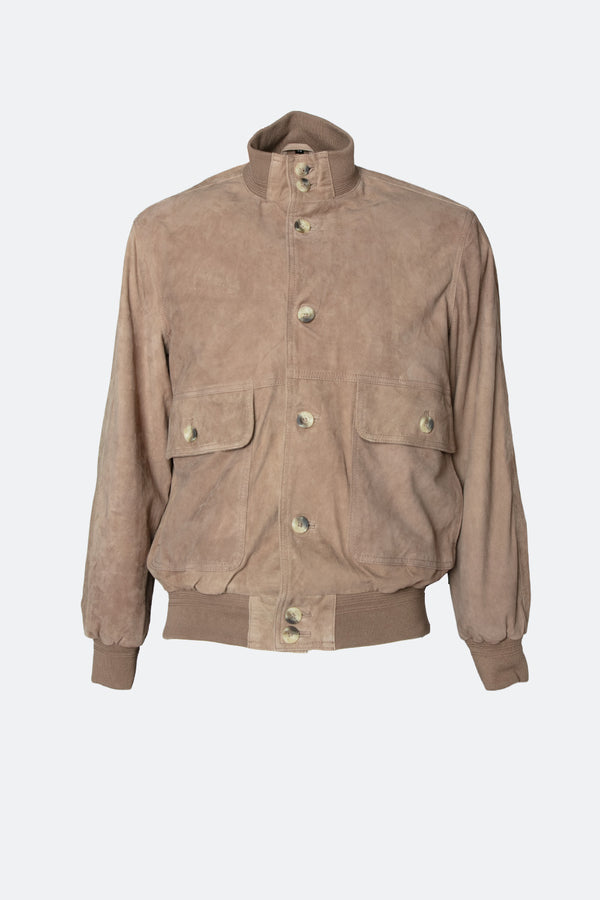 Aldo Polo Suede Taupe unisex Barone firenze