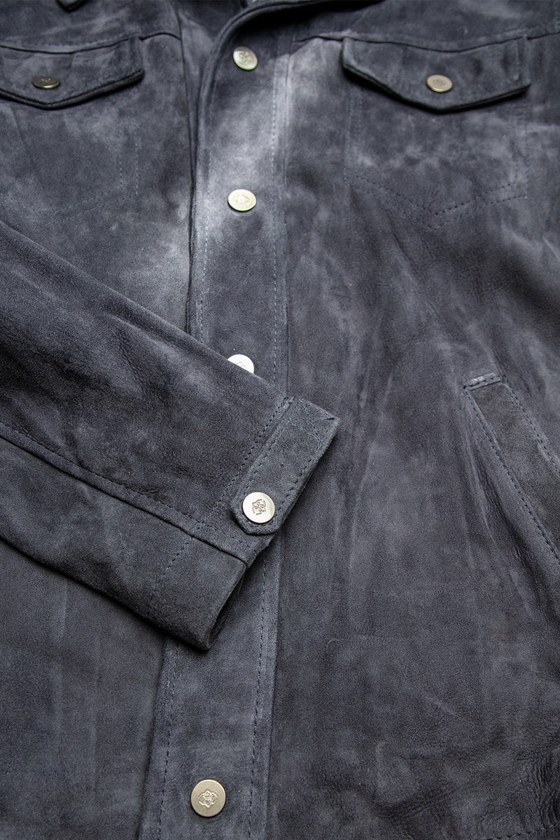 Ale Camoscio Sfoderata Blu unisex Baronefirenze - 8