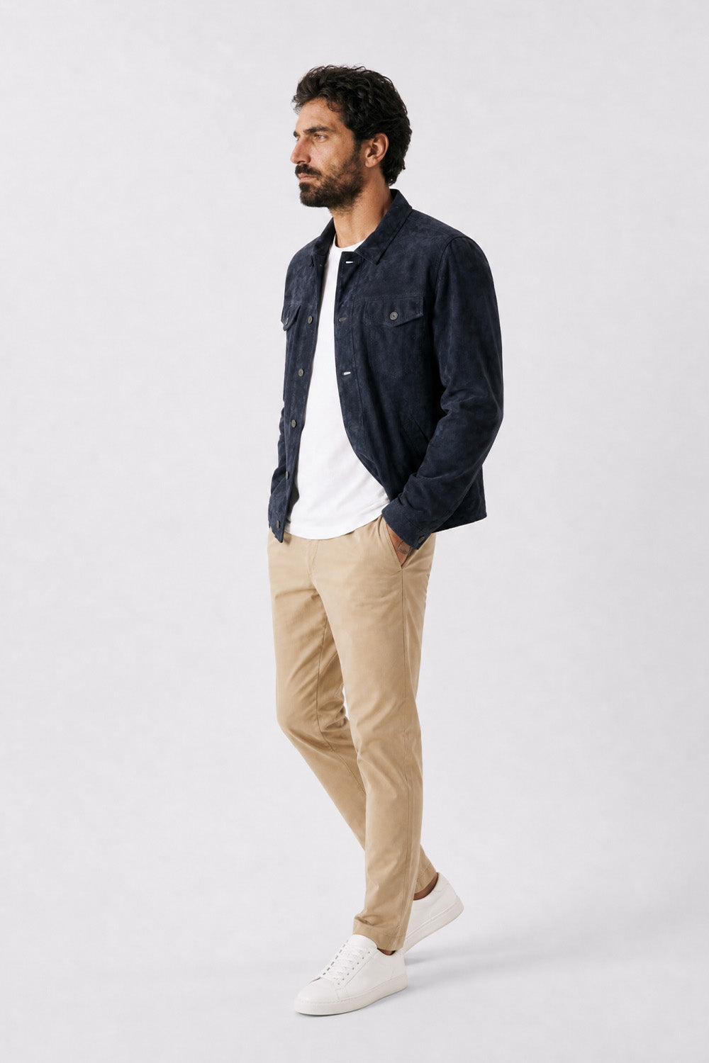 Ale Camoscio Sfoderata Blu unisex Baronefirenze - 7