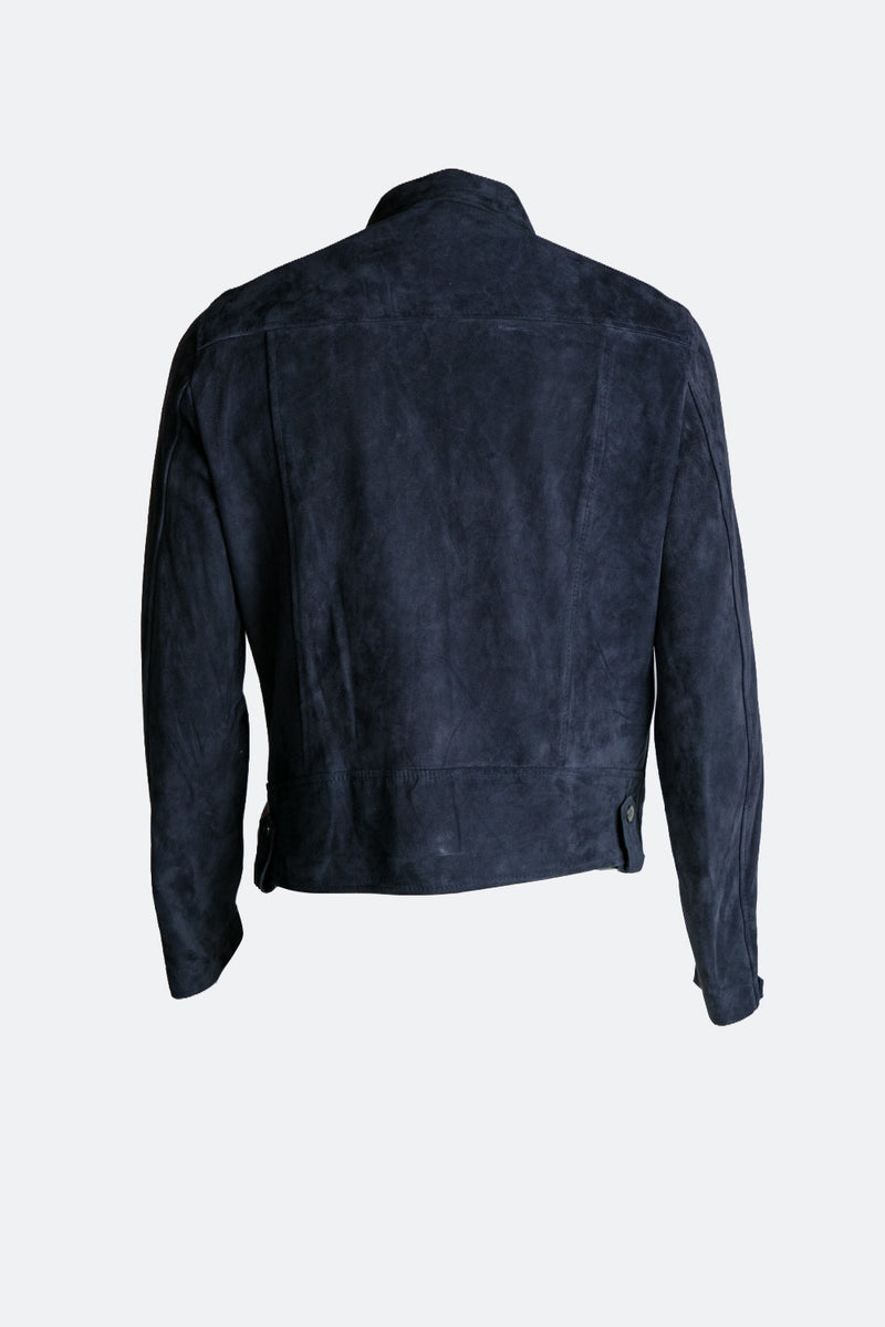 Ale Camoscio Sfoderata Blu unisex Baronefirenze - 9