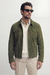 Ale Green Suede Men’s Jacket unisex Barone firenze - 3