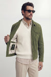Ale Green Suede Men’s Jacket unisex Barone firenze - 5