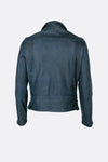 Ale Blue Suede Jacket Men's unisex Barone firenze - 7