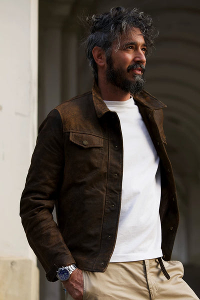 Ale Rock Dark Brown Jacket