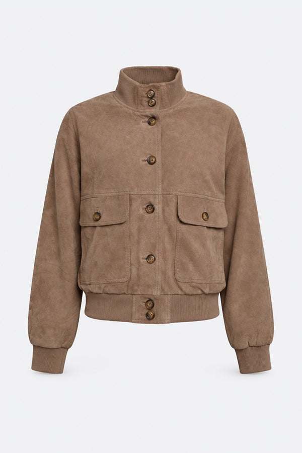 Alma Camoscio Taupe woman Barone firenze