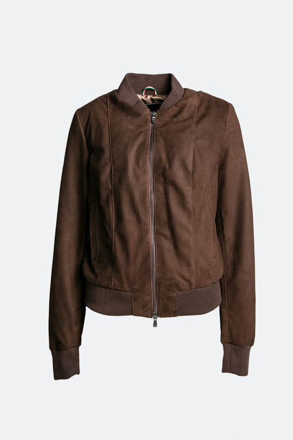 Ambra Suede Dark Brown donna Barone firenze